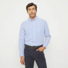 CHRISTIAN LACROIX - Camisa Manga Larga Check Regular Fit Hombre