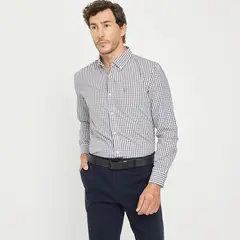 CHRISTIAN LACROIX - Camisa Manga Larga Check Regular Fit Hombre