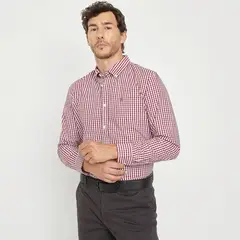 CHRISTIAN LACROIX - Camisa Manga Larga Check Regular Fit Hombre
