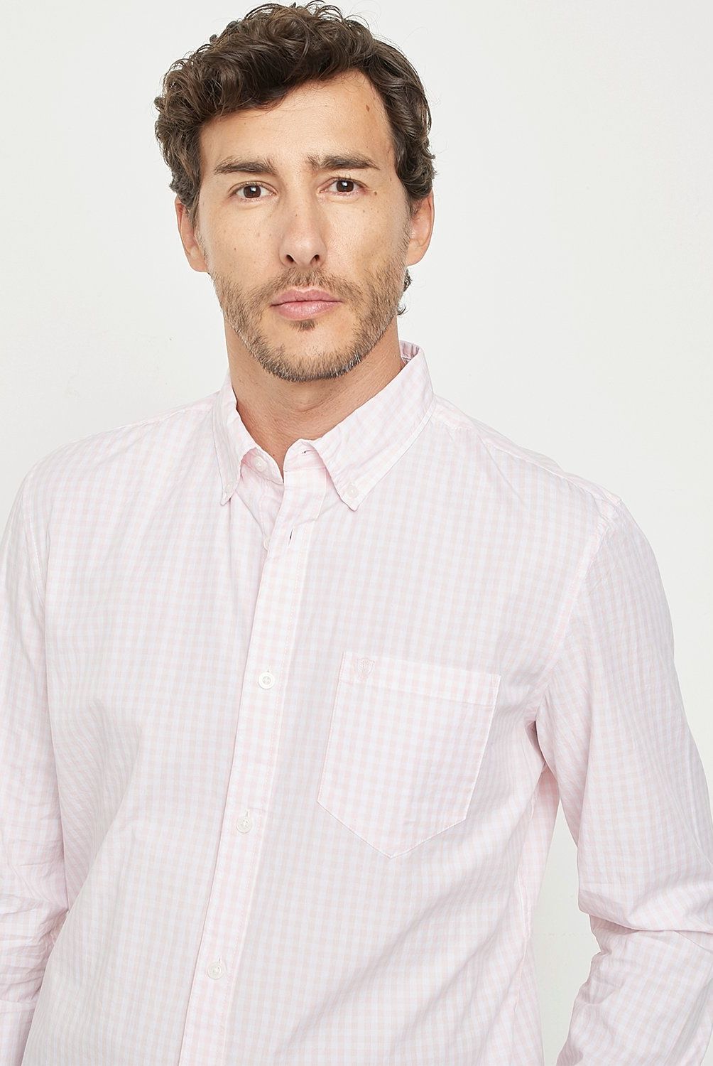 CHRISTIAN LACROIX - Camisa Manga Larga Check Regular Fit Hombre Christian Lacroix
