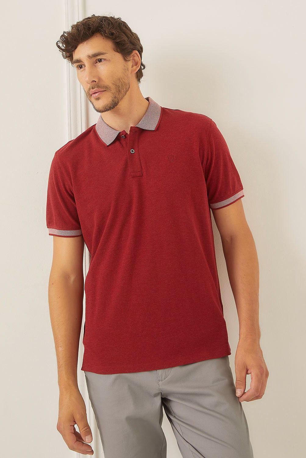 CHRISTIAN LACROIX - Polera Manga Corta Casual Hombre Christian Lacroix