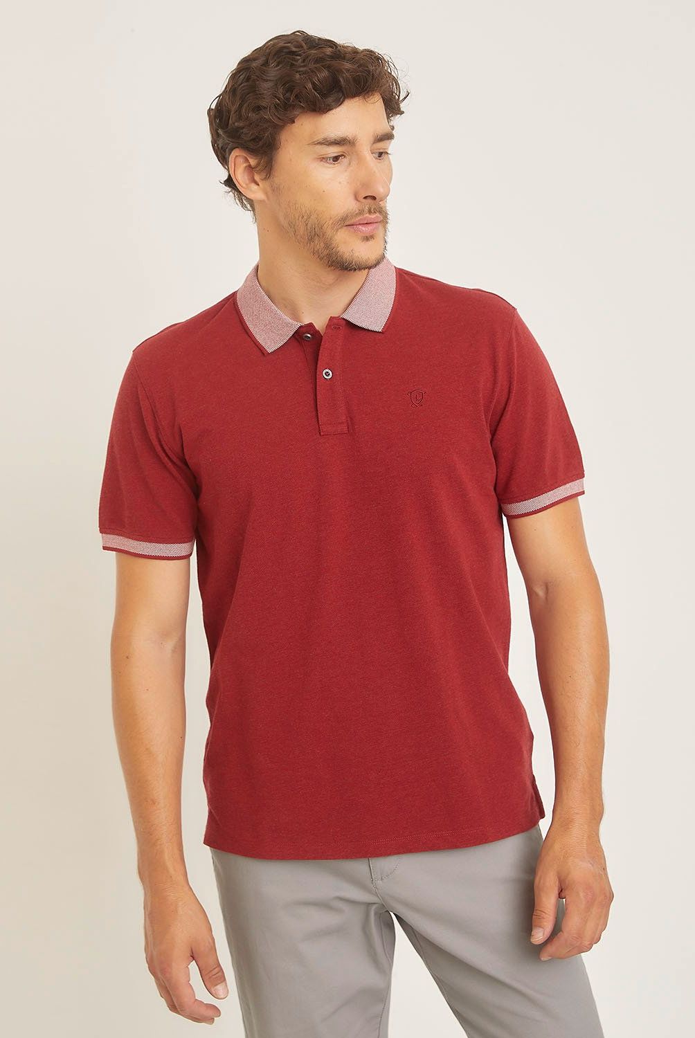 CHRISTIAN LACROIX - Polera Manga Corta Casual Hombre Christian Lacroix