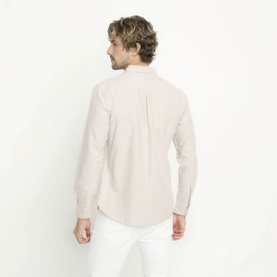 Imagen 2 del producto Camisa Manga Larga Oxford Slim Fit Algodón Hombre