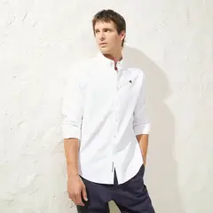 CASCAIS - Camisa Manga Larga Oxford Slim Fit Algodón Hombre