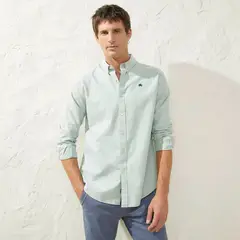 CASCAIS - Camisa Manga Larga Oxford Slim Fit Algodón Hombre
