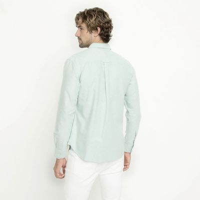 Imagen 2 del producto Camisa Manga Larga Oxford Slim Fit Algodón Hombre