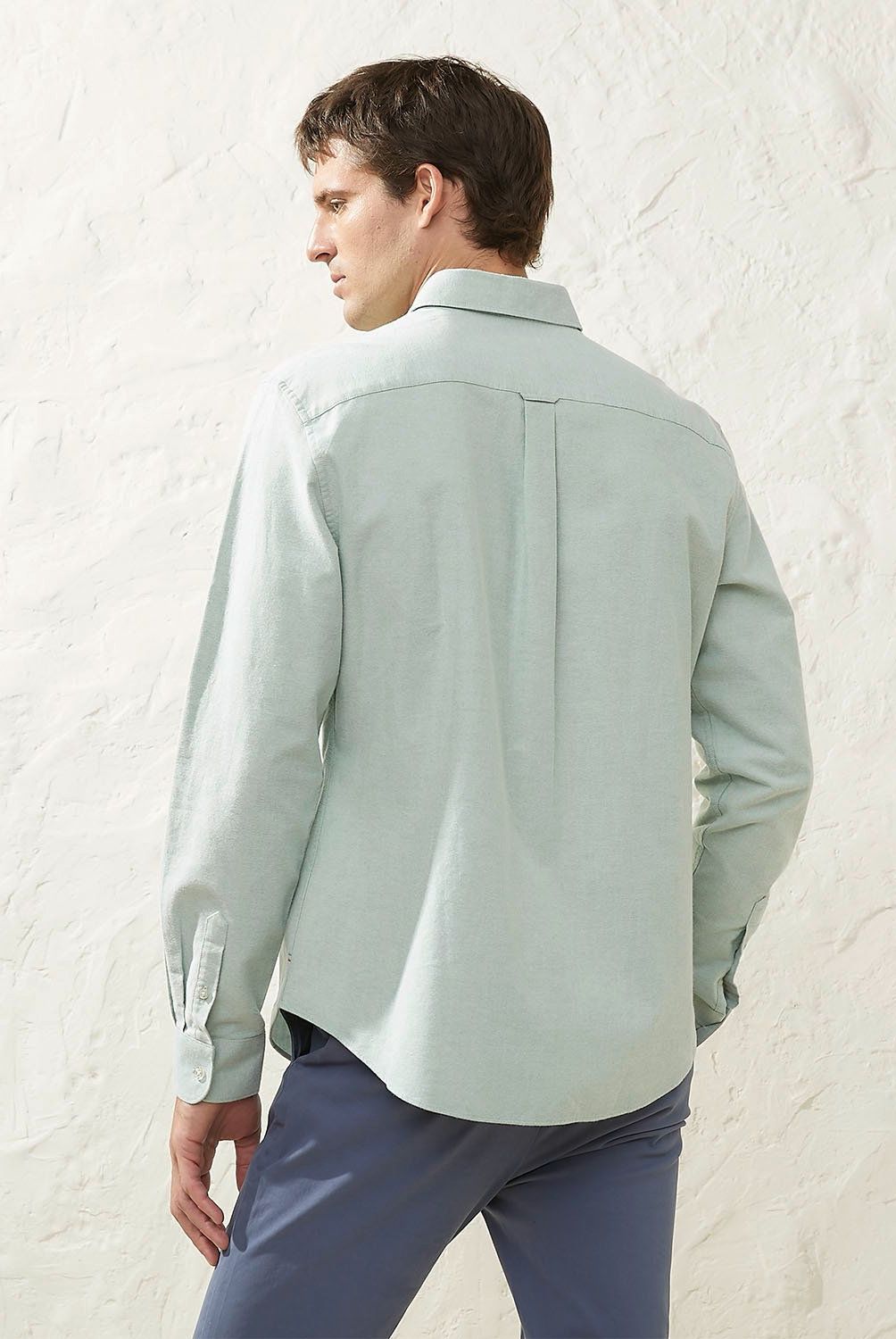 CASCAIS - Camisa Casual Hombre Cascais Slim Fit Algodón Manga Larga