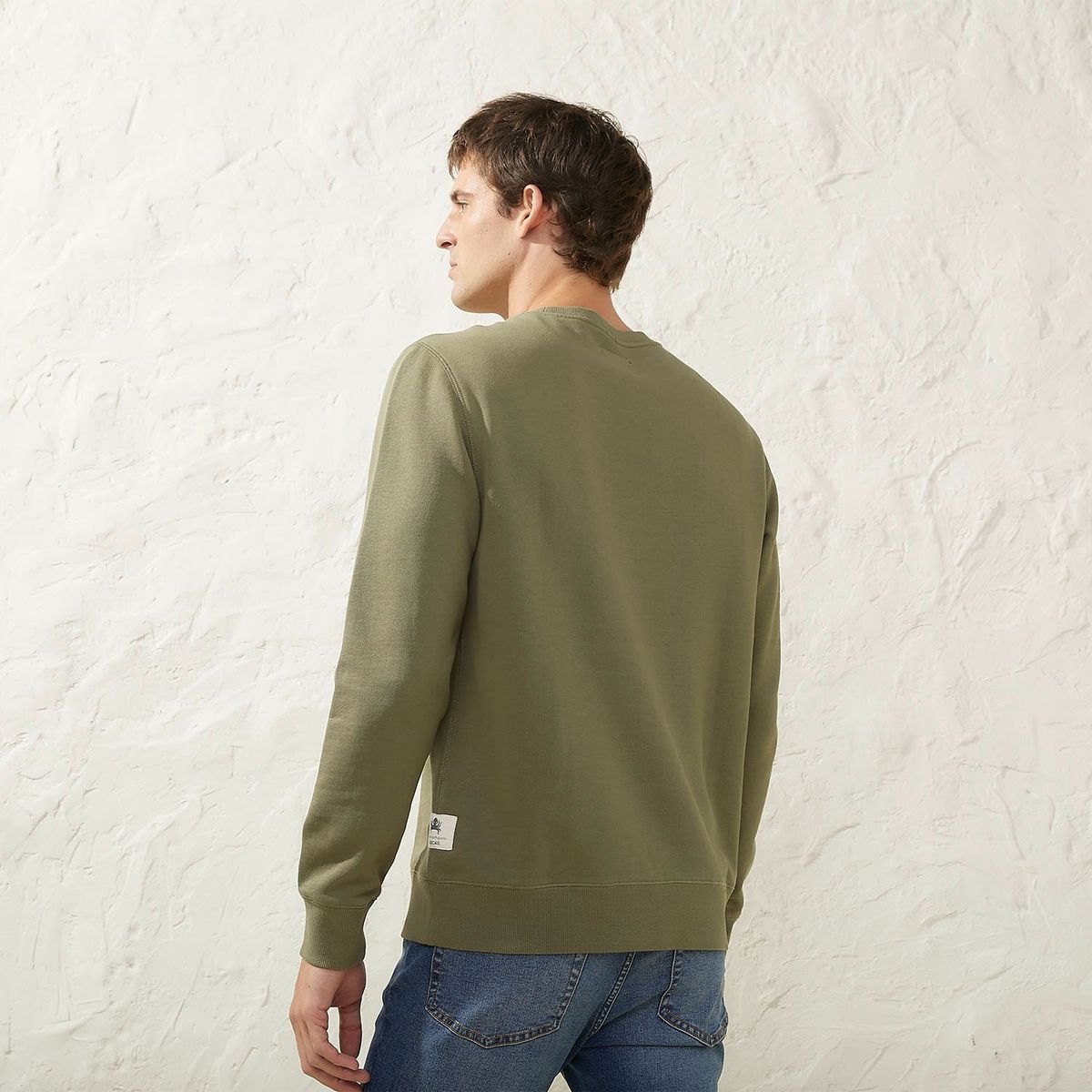 CASCAIS - Polerón Casual Manga Larga Algodón Hombre Cascais