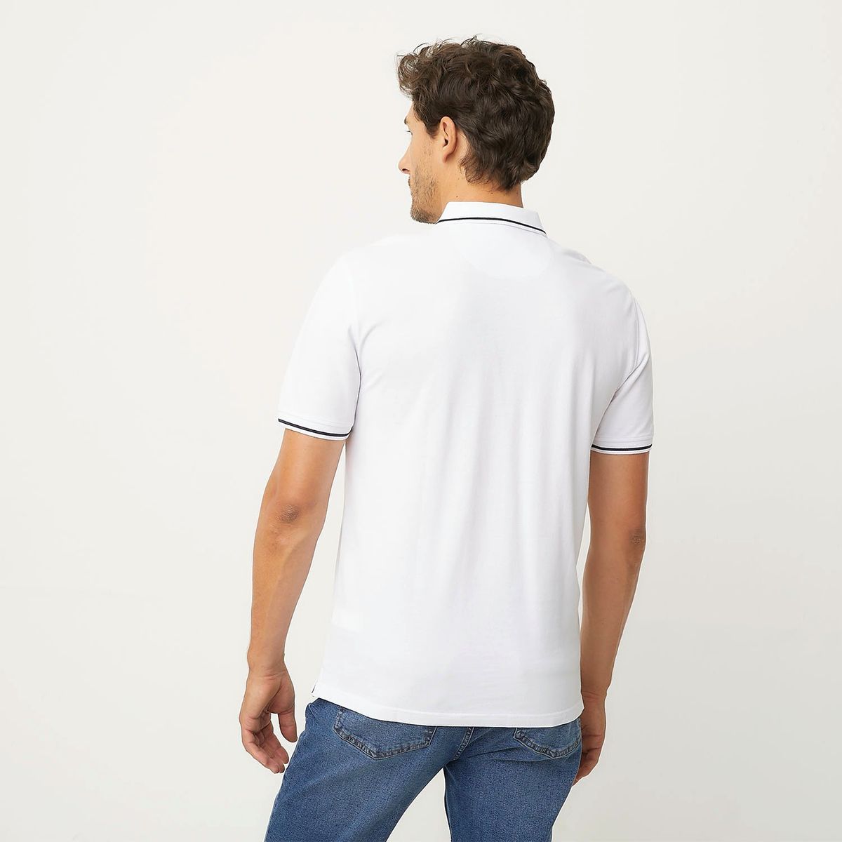 UNIVERSITY CLUB - Polera Piqué University Club Manga Corta Bordada Hombre