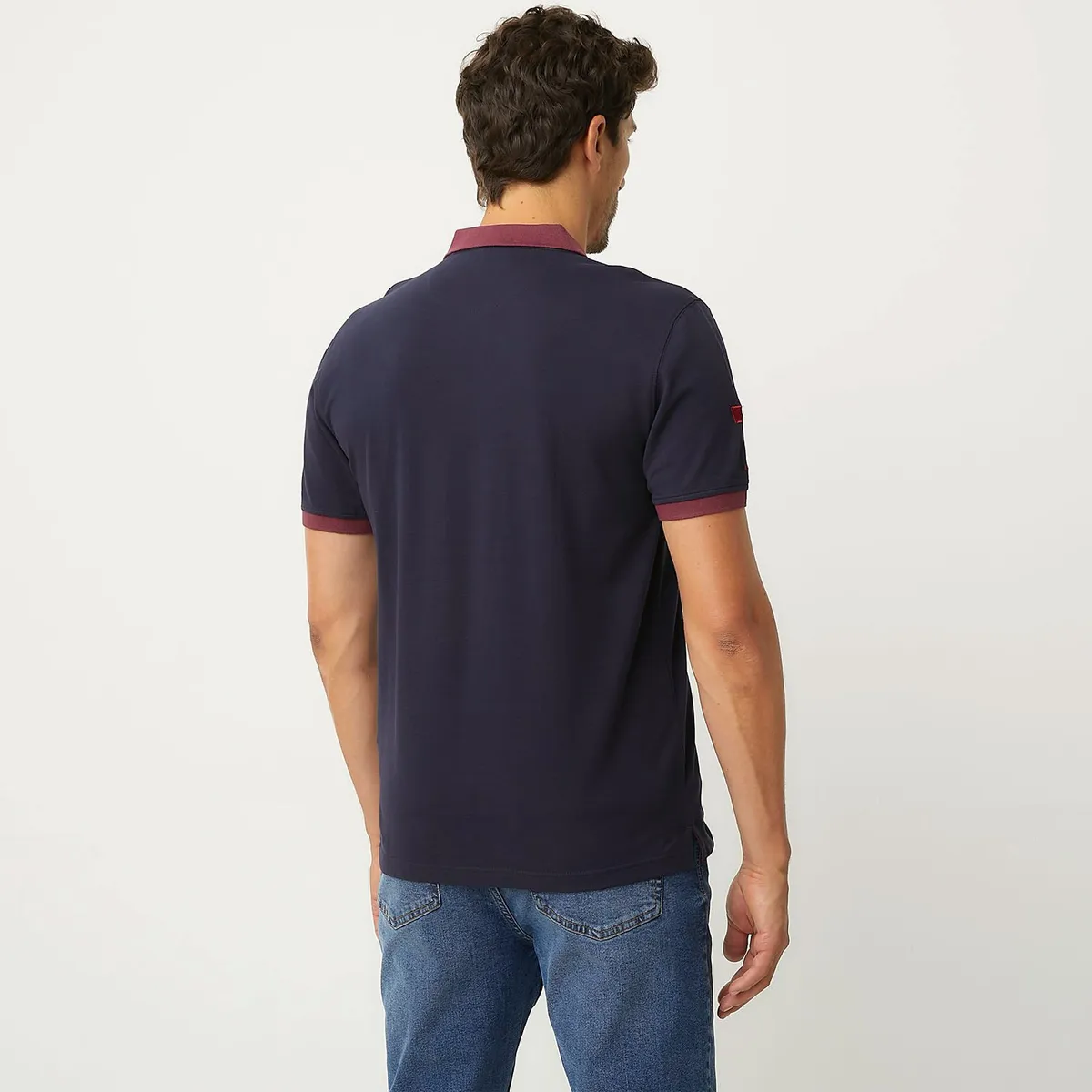 UNIVERSITY CLUB - Polera Piqué University Club Manga Corta Bordada Hombre