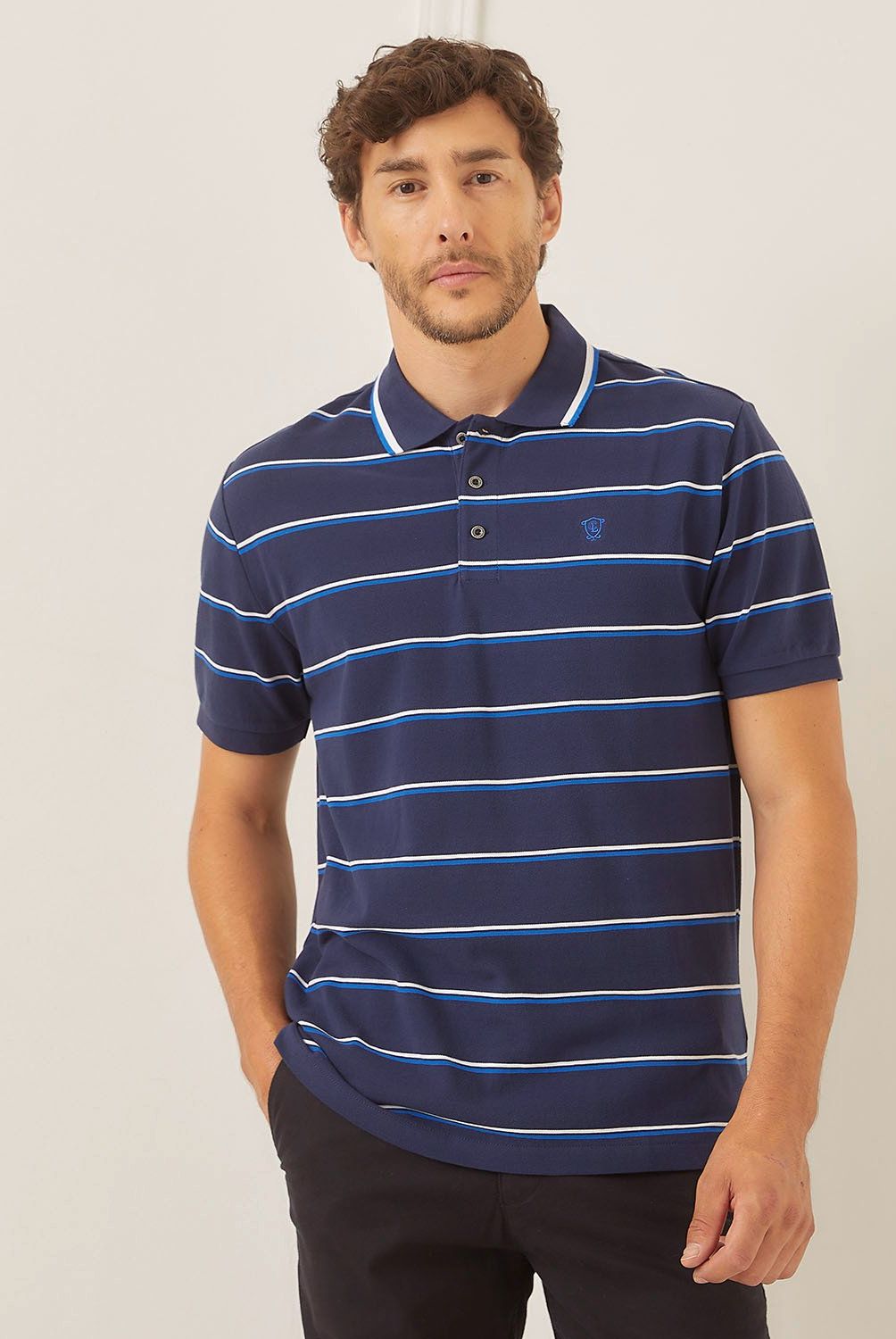 CHRISTIAN LACROIX - Polera Manga Corta Casual Hombre Christian Lacroix