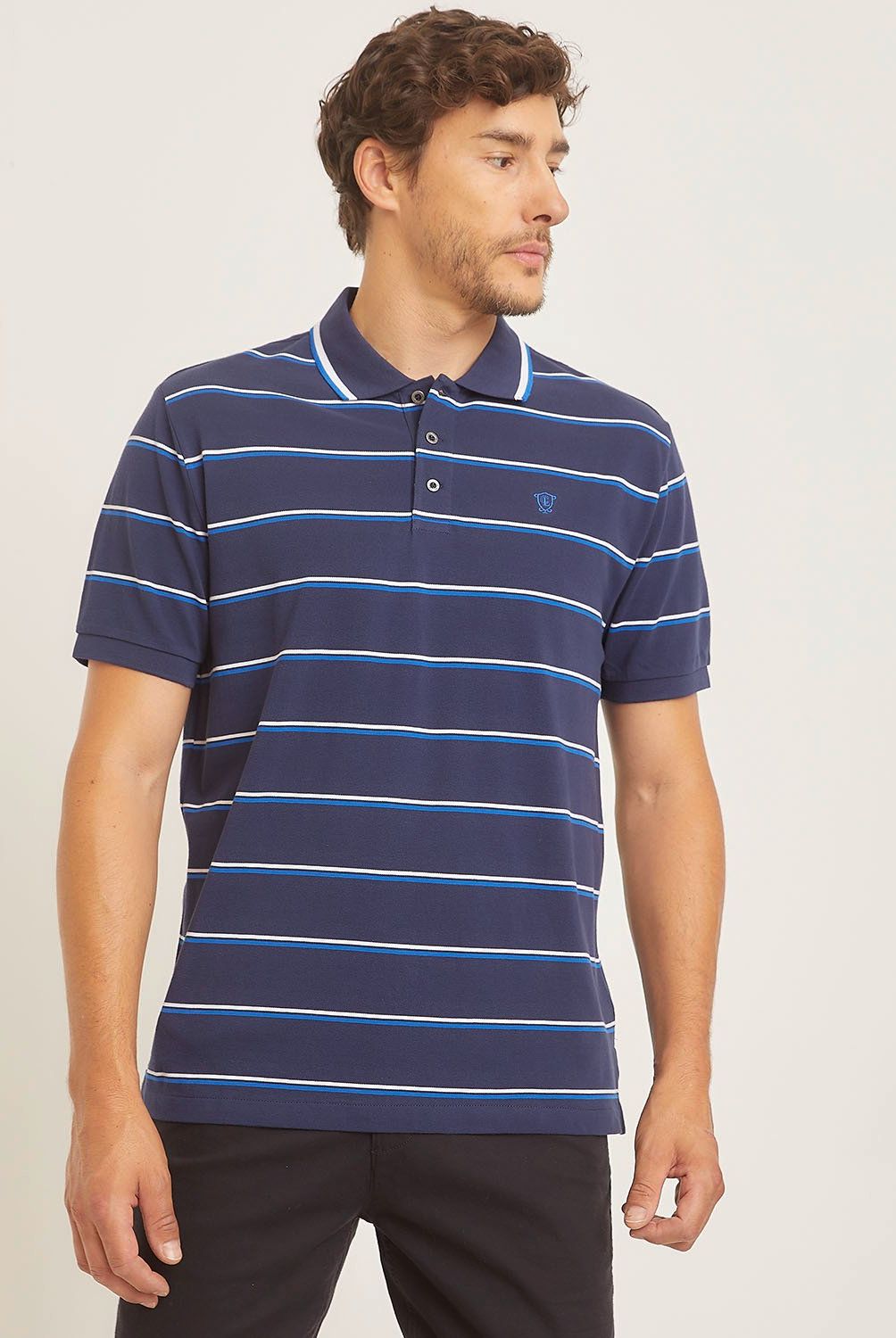 CHRISTIAN LACROIX - Polera Manga Corta Casual Hombre Christian Lacroix