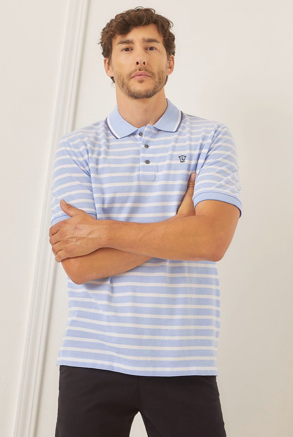 CHRISTIAN LACROIX - Polera Manga Corta Casual Hombre Christian Lacroix