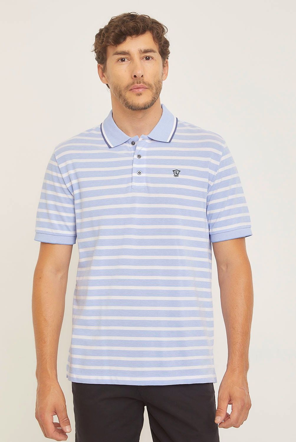 CHRISTIAN LACROIX - Polera Manga Corta Casual Hombre Christian Lacroix