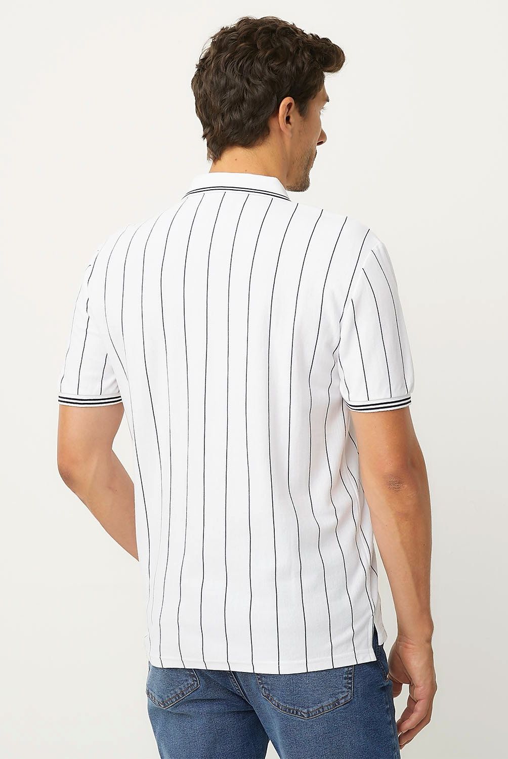 UNIVERSITY CLUB - Polera Piqué Tenis University Club Manga Corta Hombre