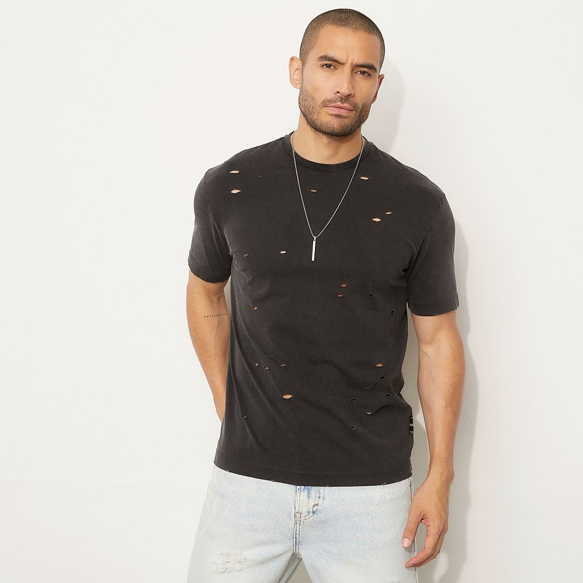 MOSSIMO - Polera Manga Corta Casual Hombre Mossimo