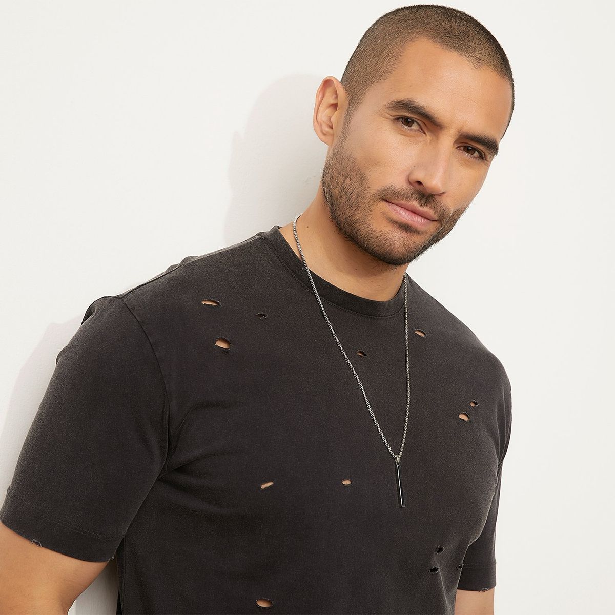 MOSSIMO - Polera Manga Corta Casual Hombre Mossimo