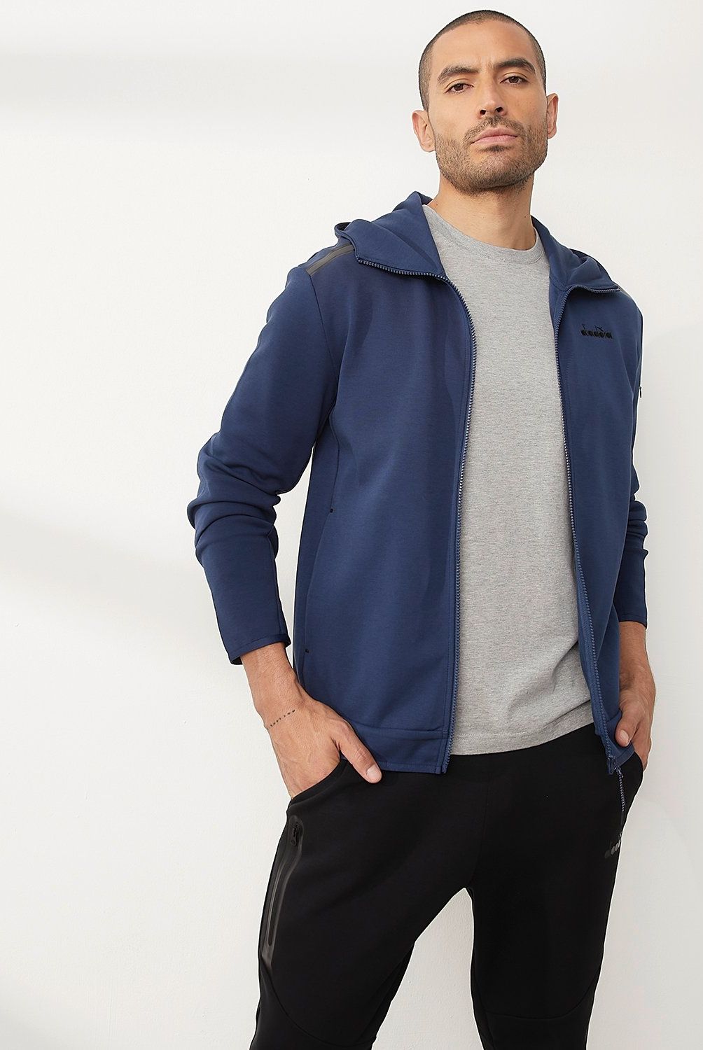 DIADORA - Polerón Deportivo Hombre Diadora