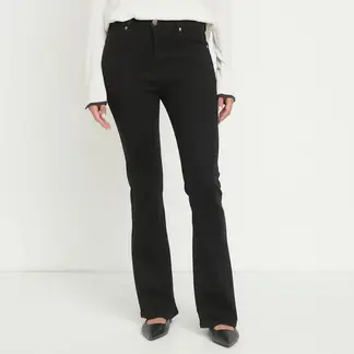 APOLOGY - Jeans Denim Mujer Tiro Medio Flare