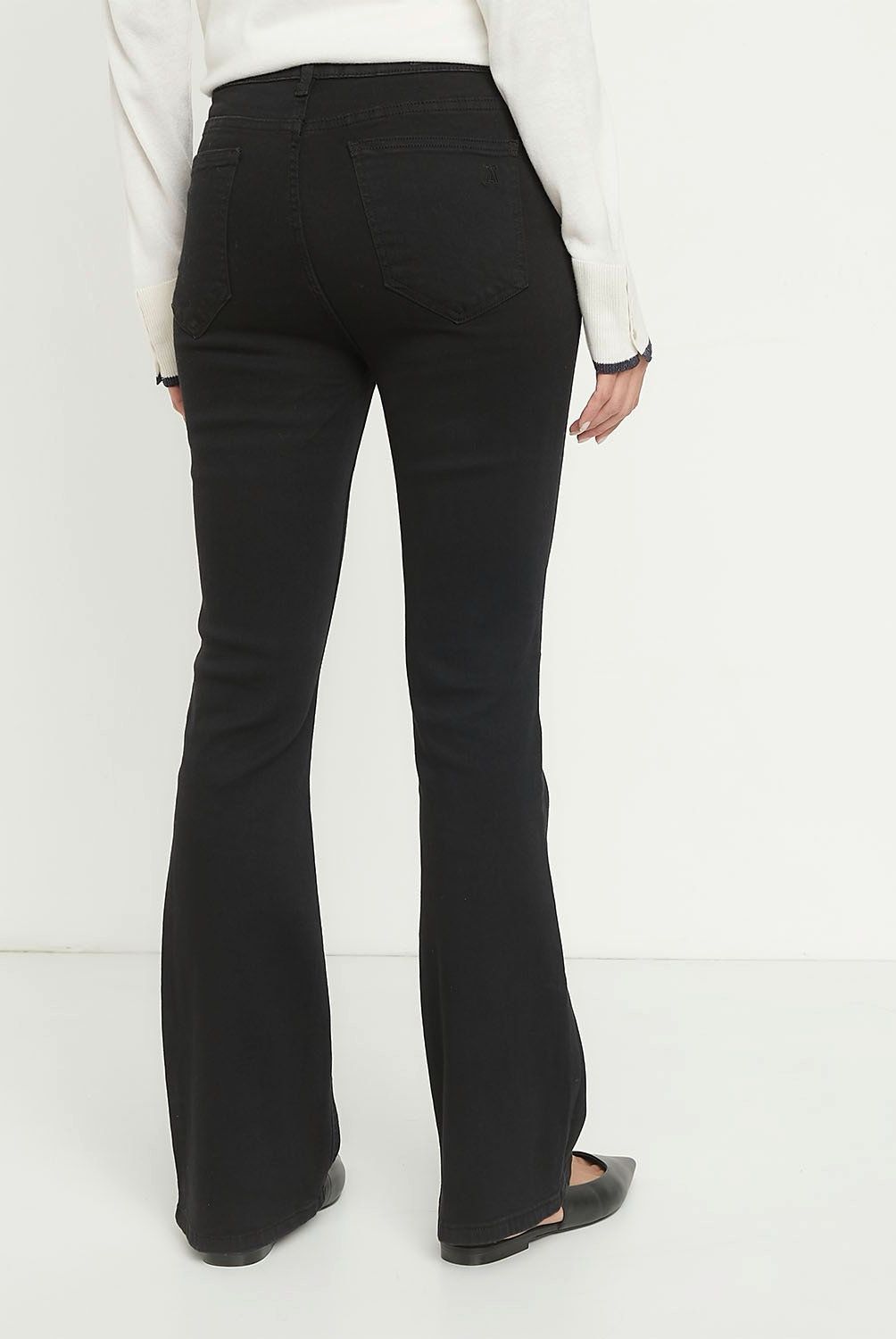 APOLOGY - Jeans Denim Mujer Apology Tiro Medio Flare