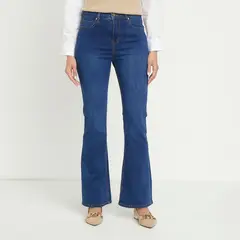 APOLOGY - Jeans Denim Mujer Tiro Medio Flare