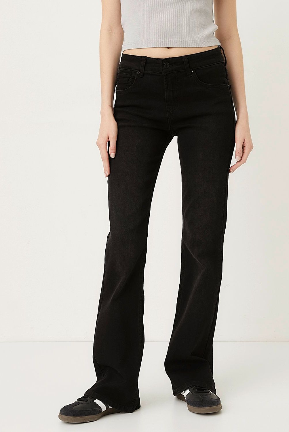 AMERICANINO - Jeans Flare Tiro Medio Americanino
