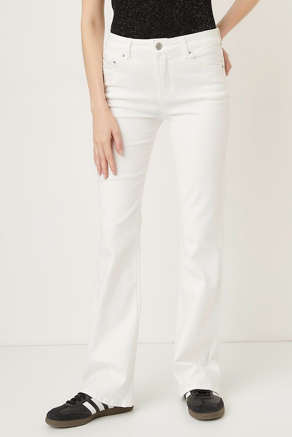AMERICANINO - Jeans Flare Tiro Medio Americanino