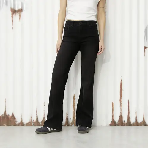 AMERICANINO - Jeans Flare Tiro Medio Mujer