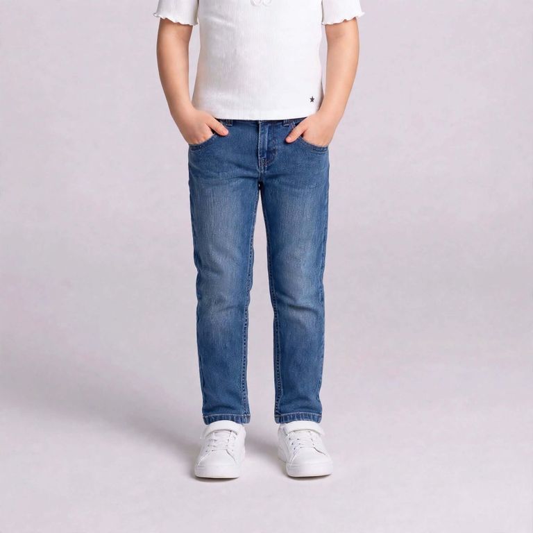 Jeans Slim Fit Denim Niña