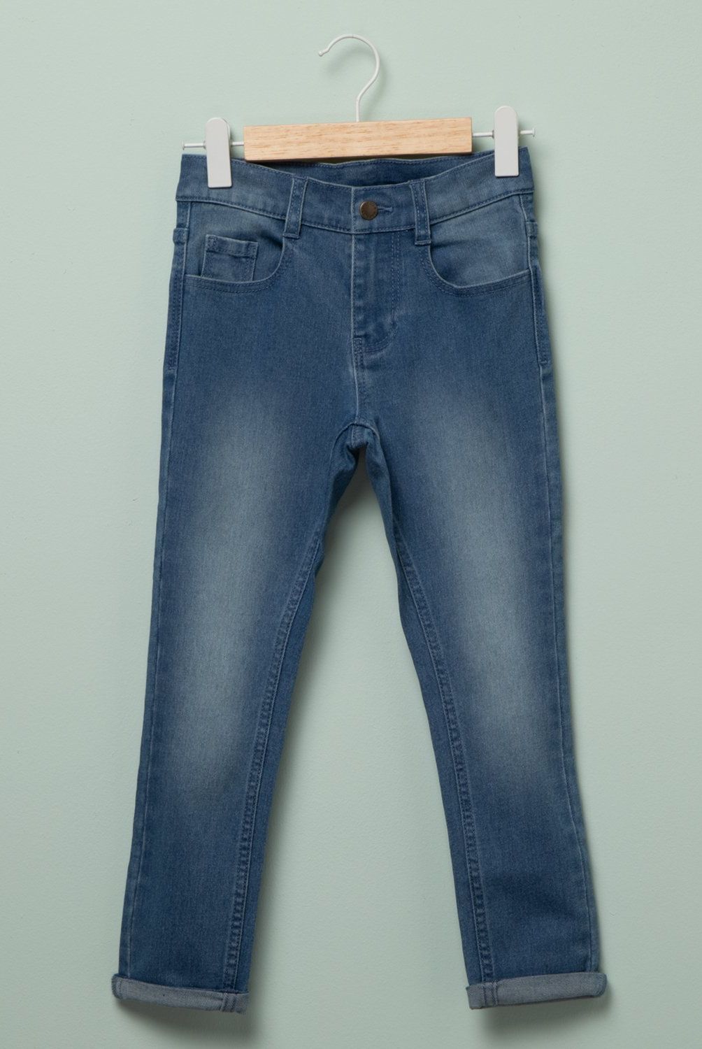 YAMP - Jeans Skinny Yamp Niño Algodón Diseño Liso