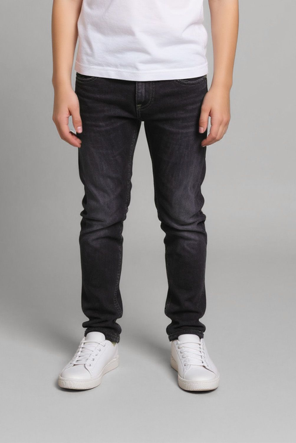 YAMP - Jeans Skinny Yamp Niño Algodón Diseño Liso