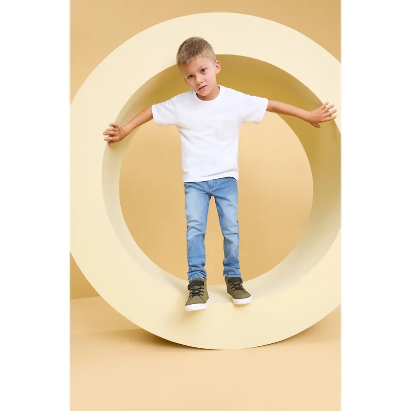 YAMP - Jeans Skinny Yamp Niño Algodón Diseño Liso