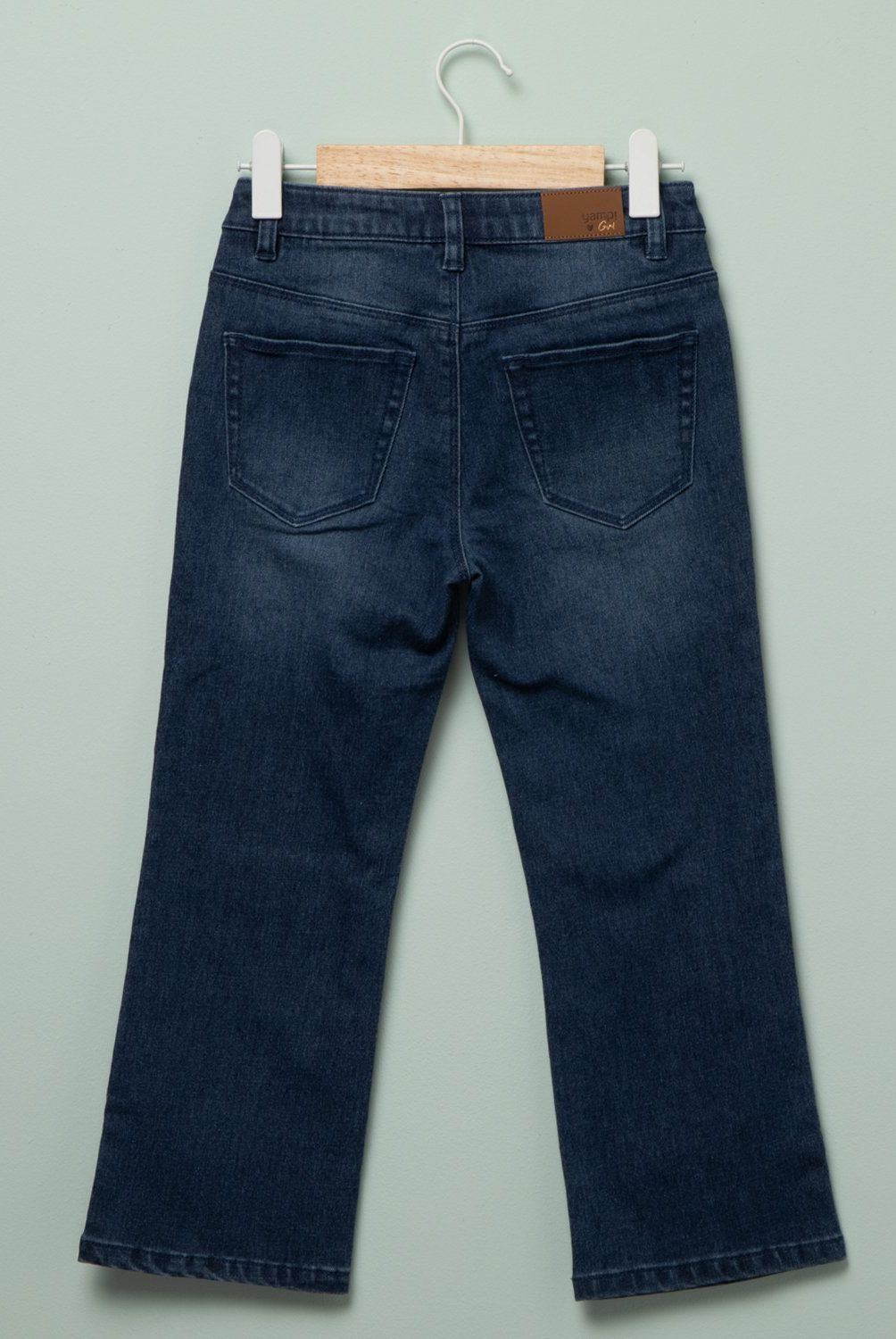 YAMP - Jeans Flare Yamp Niña Algodón Diseño Liso Urbano