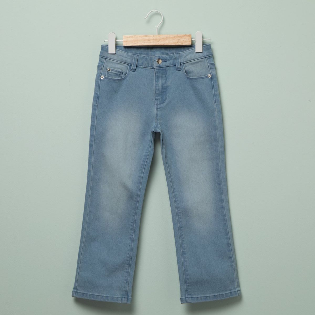 YAMP - Jeans Flare Yamp Niña Algodón Diseño Liso Urbano