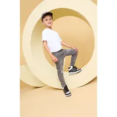 YAMP - Jeans Slim Fit con Roturas Niño Denim