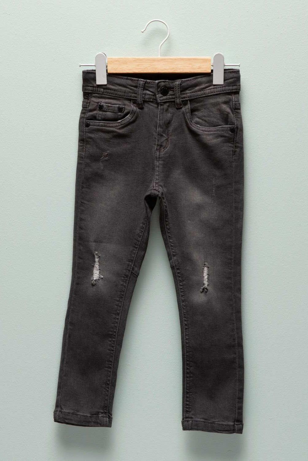 YAMP - Jeans Yamp Slim Fit con Roturas Niño Denim