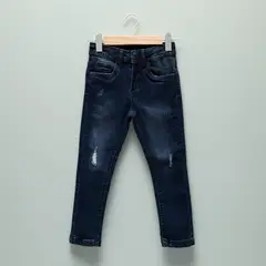 YAMP - Jeans Slim Fit con Roturas Niño Denim