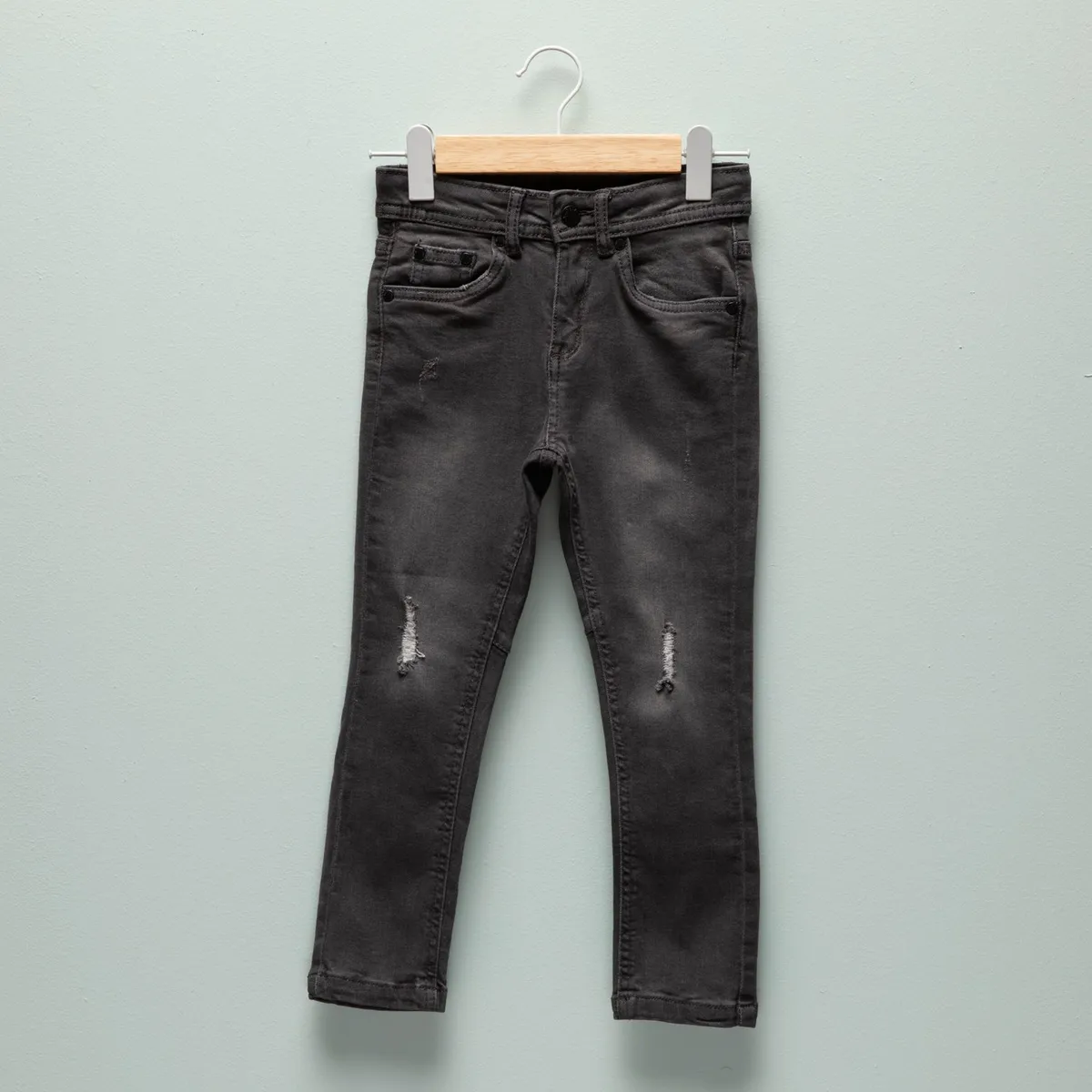 YAMP - Jeans Yamp Slim Fit con Roturas Niño Denim