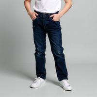Jeans Slim Fit con Roturas Niño Denim