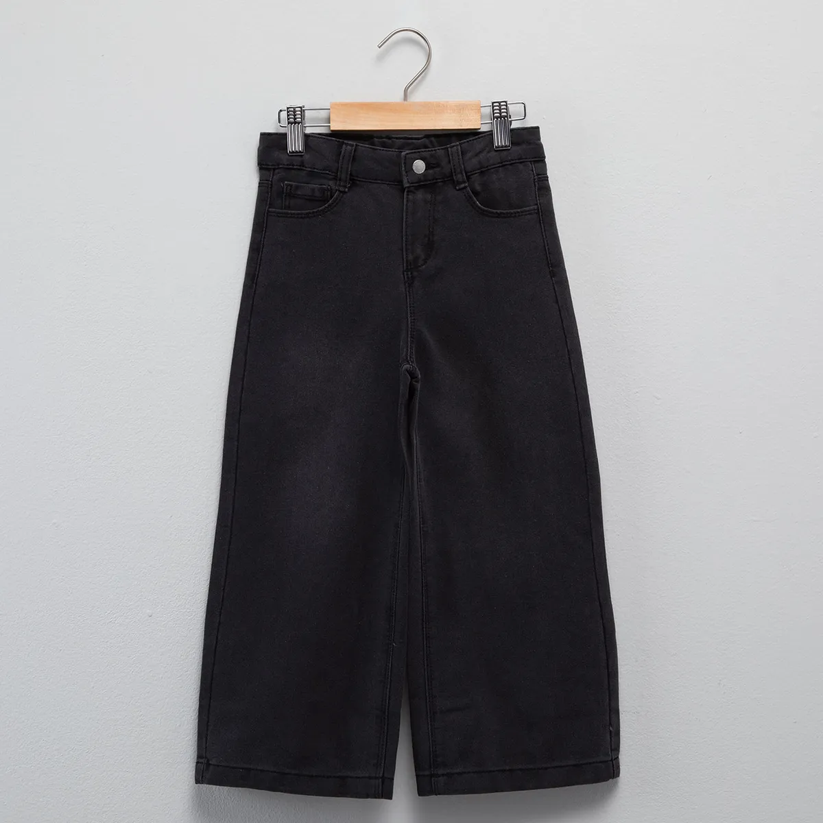 YAMP - Jeans Wide Leg Yamp Niña Denim Algodón Tiro Medio