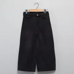 YAMP - Jeans Wide Leg Niña Denim Algodón Tiro Medio