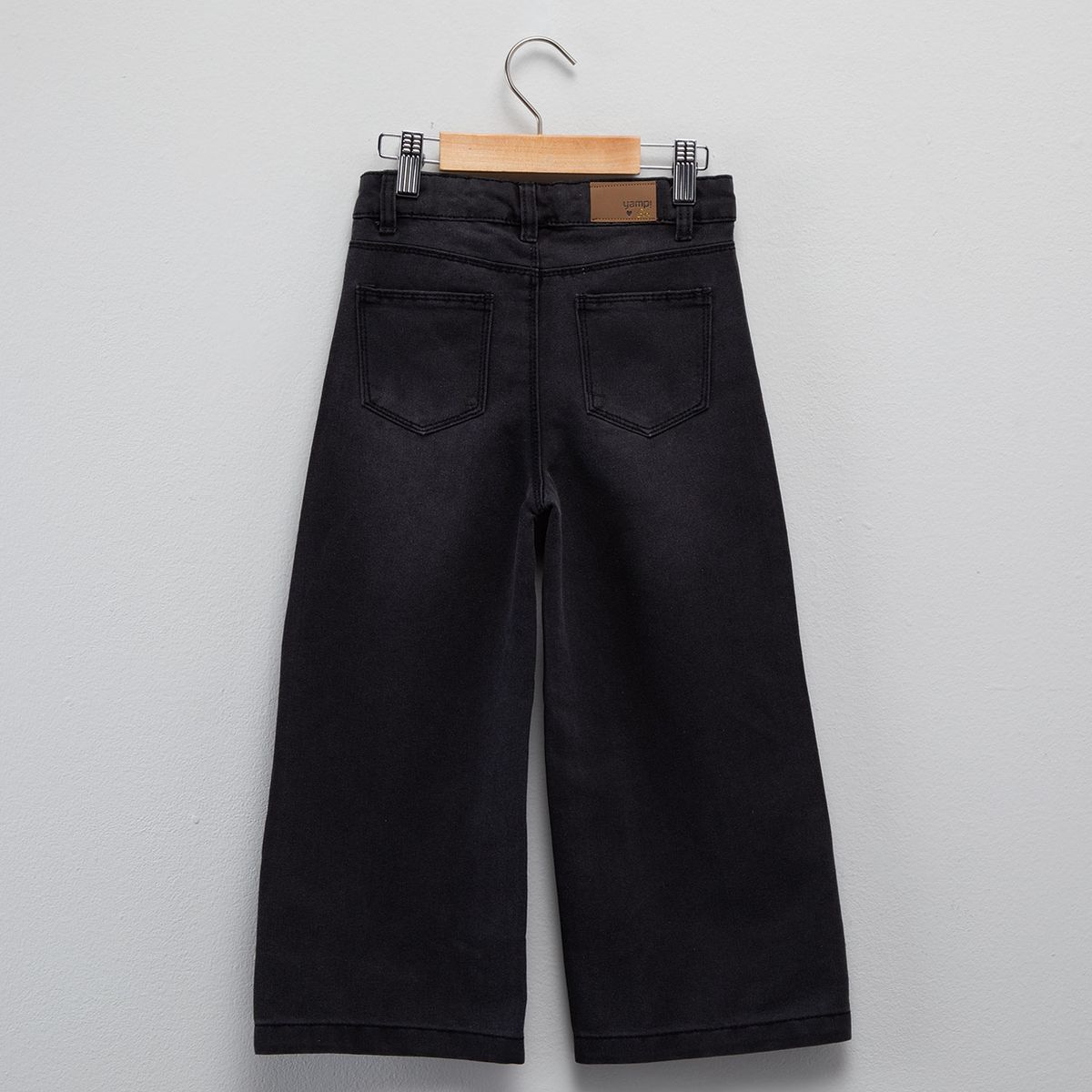 YAMP - Jeans Wide Leg Yamp Niña Denim Algodón Tiro Medio