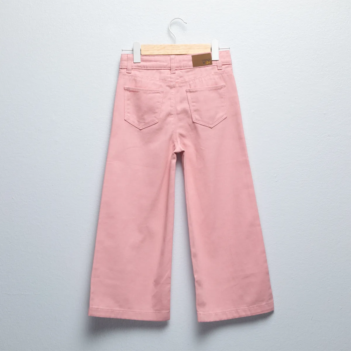 YAMP - Jeans Wide Leg Yamp Niña Denim Algodón Tiro Medio