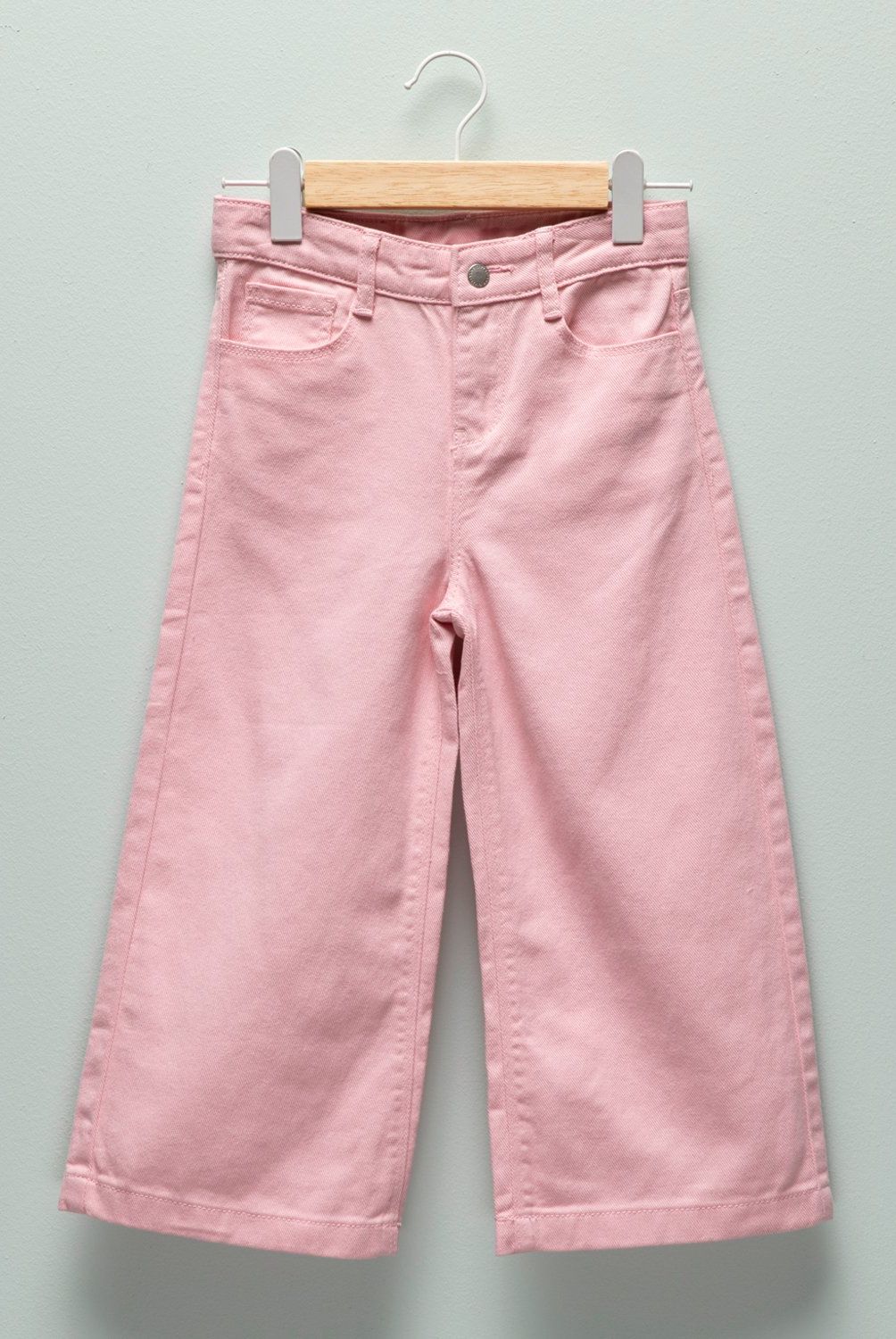 YAMP - Jeans Wide Leg Yamp Niña Denim Algodón Tiro Medio