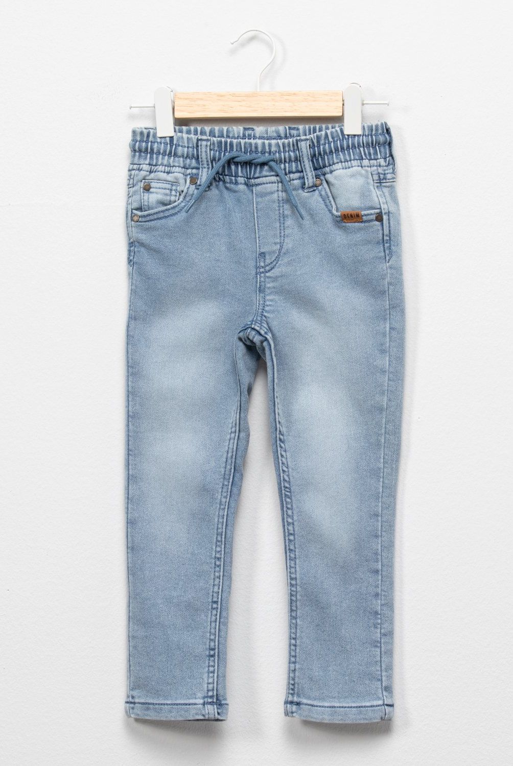 YAMP - Jeans Yamp Recto Cintura Elasticada Niño Algodón