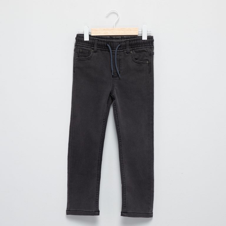 Jeans Recto Cintura Elasticada Niño Algodón