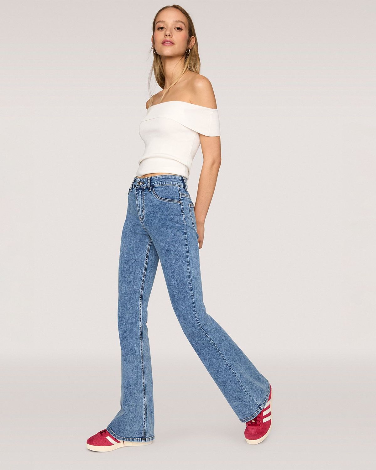 Pantalones Jeans Flare Jeans Dama Falabella Falabella