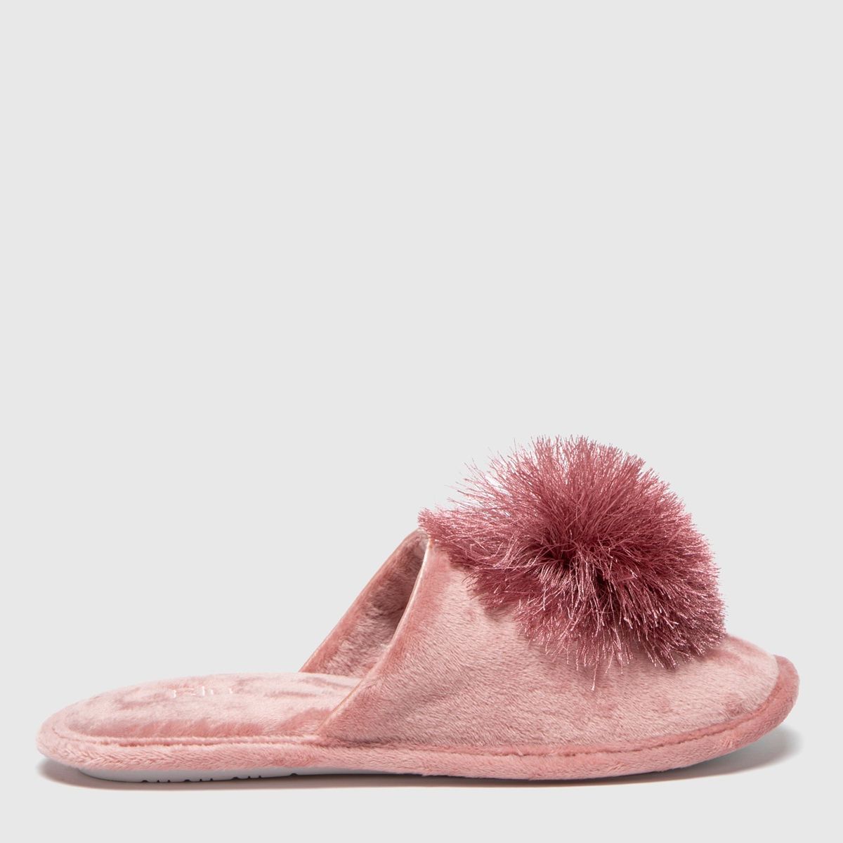 BLU - Pantuflas Mujer Blu Textil con Pompones