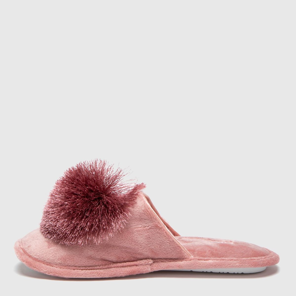 BLU - Pantuflas Mujer Blu Textil con Pompones