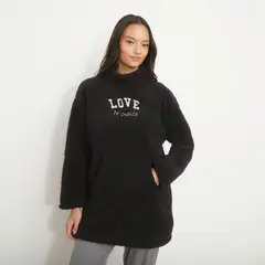 SYBILLA - Polerón Corderito Pijama Mujer